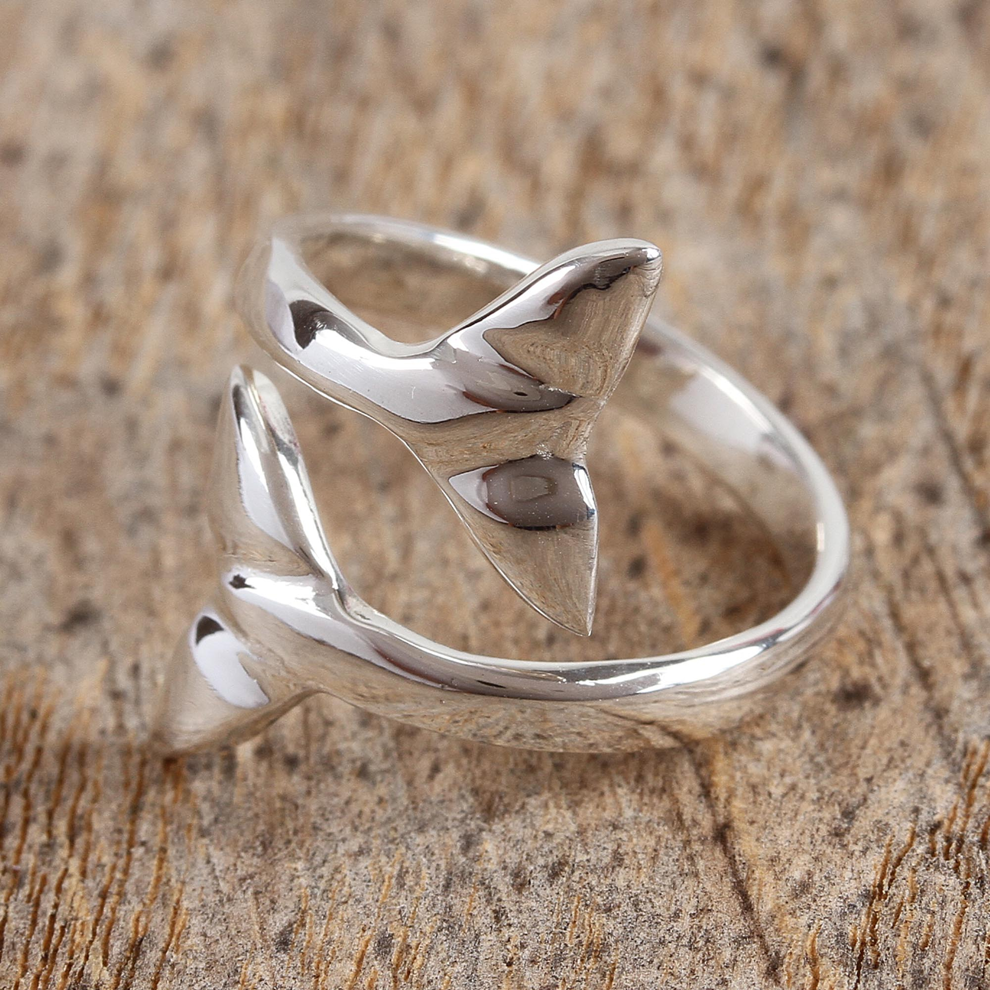 Silver deals whale ring