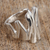 Sterling silver cocktail ring, 'Light of the Soul' - Modern Taxco Sterling Silver Cocktail Ring from Mexico (image 2b) thumbail
