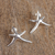 Sterling silver drop earrings, 'Stars of the Canaries' - Taxco Sterling Silver Starfish Drop Earrings from Mexico