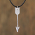 Sterling silver pendant necklace, 'Arrow's Flight' - Sterling Silver Arrow Pendant Necklace from Mexico (image 2) thumbail