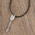 Sterling silver pendant necklace, 'Arrow's Flight' - Sterling Silver Arrow Pendant Necklace from Mexico (image 2b) thumbail