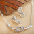 Sterling silver jewelry set, 'Taxco Knots' - Knot Motif Sterling Silver Jewelry Set from Mexico thumbail