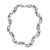 Sterling silver link necklace, 'Trumpets' - Sterling Silver Trumpet Flower Link Necklace from Mexico (image 2a) thumbail