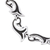 Sterling silver link necklace, 'Trumpets' - Sterling Silver Trumpet Flower Link Necklace from Mexico (image 2c) thumbail