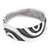 Sterling silver band ring, 'Wavy Labyrinth' - Modern Taxco Sterling Silver Band Ring from Mexico (image 2a) thumbail