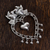 Sterling silver pendant, 'Love Shared' - Romantic Sterling Silver Hearts and Love Doves Pendant thumbail