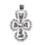 Sterling silver filigree pendant, 'Dark Taxco Cross' - Sterling Silver Filigree Cross Pendant from Mexico (image 2a) thumbail