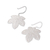 Silver filigree dangle earrings, 'Intricate Leaves' - Silver Filigree Leaf Dangle Earrings from Mexico