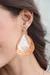 Sterling silver and copper dangle earrings, 'Rippling Eclipse' - Sterling Silver and Copper Dangle Earrings from Mexico