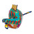 Wood alebrije figurine, 'Shimmering Fish' - Hand-Painted Wood Alebrije Fish Figurine from Mexico (image 2d) thumbail