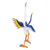 Wood alebrije sculpture, 'Majestic Heron' - Hand-Painted Wood Alebrije Heron Sculpture from Mexico (image 2d) thumbail