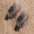Sterling silver filigree waterfall earrings, 'Dark Mexican Shield' - Sterling Silver Filigree Waterfall Earrings (image 2b) thumbail
