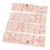 Marble domino set, 'Victorious Chance' (6 inch) - Pink Marble Domino Set from Mexico (6 Inch)