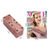 Marble domino set, 'Victorious Chance' (6 inch) - Pink Marble Domino Set from Mexico (6 Inch) (image 2j) thumbail