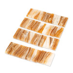 Onyx domino set, 'Never Lose' - Beige Onyx Domino Set from Mexico