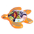 Ceramic wall sculpture, 'Lively Turtle' - Lively Turtle Talavera Ceramic Wall Sculpture from Mexico (image 2a) thumbail