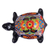 Ceramic wall sculpture, 'Cute Turtle' - Hand-Painted Ceramic Turtle Sculpture from Mexico (image 2a) thumbail
