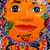 Ceramic wall sculpture, 'Luz del Sol' - Hand-Painted Ceramic Sun Wall Sculpture from Mexico (image 2b) thumbail