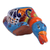Ceramic flower pot, 'Feeding Duck' - Hand-Painted Ceramic Duck Flower Pot from Mexico (image 2c) thumbail