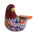 Ceramic flower pot, 'Sweet Dove' - Hand-Painted Ceramic Dove Flower Pot from Mexico (image 2c) thumbail
