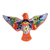 Ceramic wall sculpture, 'Colorful Dove' - Hand-Painted Ceramic Dove Wall Sculpture from Mexico (image 2a) thumbail