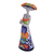 Keramische Statuette, 'Talavera Catrina'. - Handbemalte Keramikstatue der Catrina von Talavera aus Mexiko