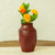Copper vase, 'Three Vistas' - Handcrafted Copper Vase from Mexico (image 2c) thumbail