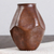 Copper vase, 'Abstract Pentagon' - Abstract Copper Vase Handcrafted in Mexico (image 2b) thumbail