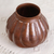 Copper vase, 'Fluid Textures' - Textured Copper Vase Handcrafted in Mexico (image 2b) thumbail