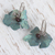 Agate dangle earrings, 'Vine' - Leaf Motif Agate Dangle Earrings from Mexico (image 2b) thumbail