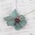 Agate pendant necklace, 'Vine' - Leaf Motif Agate Pendant Necklace from Mexico