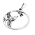 Sterling silver pendant, 'Delicate Hummingbird' - Sterling Silver Hummingbird in Circle Frame Pendant (image 2b) thumbail
