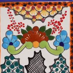 Ceramic decorative box, 'Sweet Talavera' - Talavera-Style Ceramic Decorative Box from Mexico