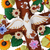 Keramisches Wandkreuz, 'Kreuz des Glaubens - Handgefertigtes florales Keramik-Wandkreuz aus Mexiko