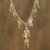 Amber pendant necklace, 'Ancient Rainfall' - Natural Amber Pendant Necklace Crafted in Mexico (image 2) thumbail