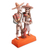 Ceramic sculpture, 'Ancestors Celebrate' - Handcrafted Celebrating Skeleton Couple Ceramic Sculpture