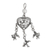 Sterling silver pendant, 'Dreamy Heart' - Heart-Shaped Sterling Silver Pendant Crafted in Mexico (image 2a) thumbail