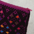 Cotton cosmetic bag, 'Nocturnal Dreams' - Cotton Cosmetic Bag in Amethyst and Black from Mexico (image 2b) thumbail