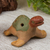 Ceramic ocarina, 'Desiring the Sky' - Artisan Crafted Ceramic Turtle Ocarina from Mexico thumbail
