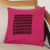 Cotton cushion cover, 'Lovely Magenta' - Handwoven Cotton Cushion Cover in Magenta from Mexico