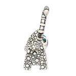 Wood alebrije figurine, 'Curiosity Cousin in White' - Handcrafted White Wood Alebrije Playful Cat Figurine