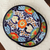 Ceramic dessert plates, 'Raining Flowers' (pair) - Talavera Ceramic Dessert Plates from Mexico (Pair) (image 2b) thumbail