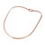 Copper collar necklace, 'Idyllic Fantasy' - Brushed-Satin Copper Collar Necklace from Mexico (image 2c) thumbail