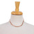 Copper collar necklace, 'Idyllic Fantasy' - Brushed-Satin Copper Collar Necklace from Mexico