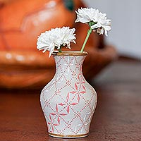 Ceramic vase, Windmill Trellis