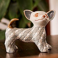 Ceramic figurine, Cheerful Chihuahua