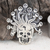 Sterling silver pendant, 'Miquiztli' - Sterling Silver Aztec God Pendant from Mexico thumbail