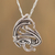 Sterling silver pendant necklace, 'Kukulkan' - Sterling Silver Kukulkan Pendant Necklace from Mexico thumbail