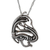 Sterling silver pendant necklace, 'Kukulkan' - Sterling Silver Kukulkan Pendant Necklace from Mexico (image 2c) thumbail