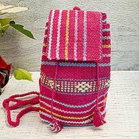 Cotton mini backpack,